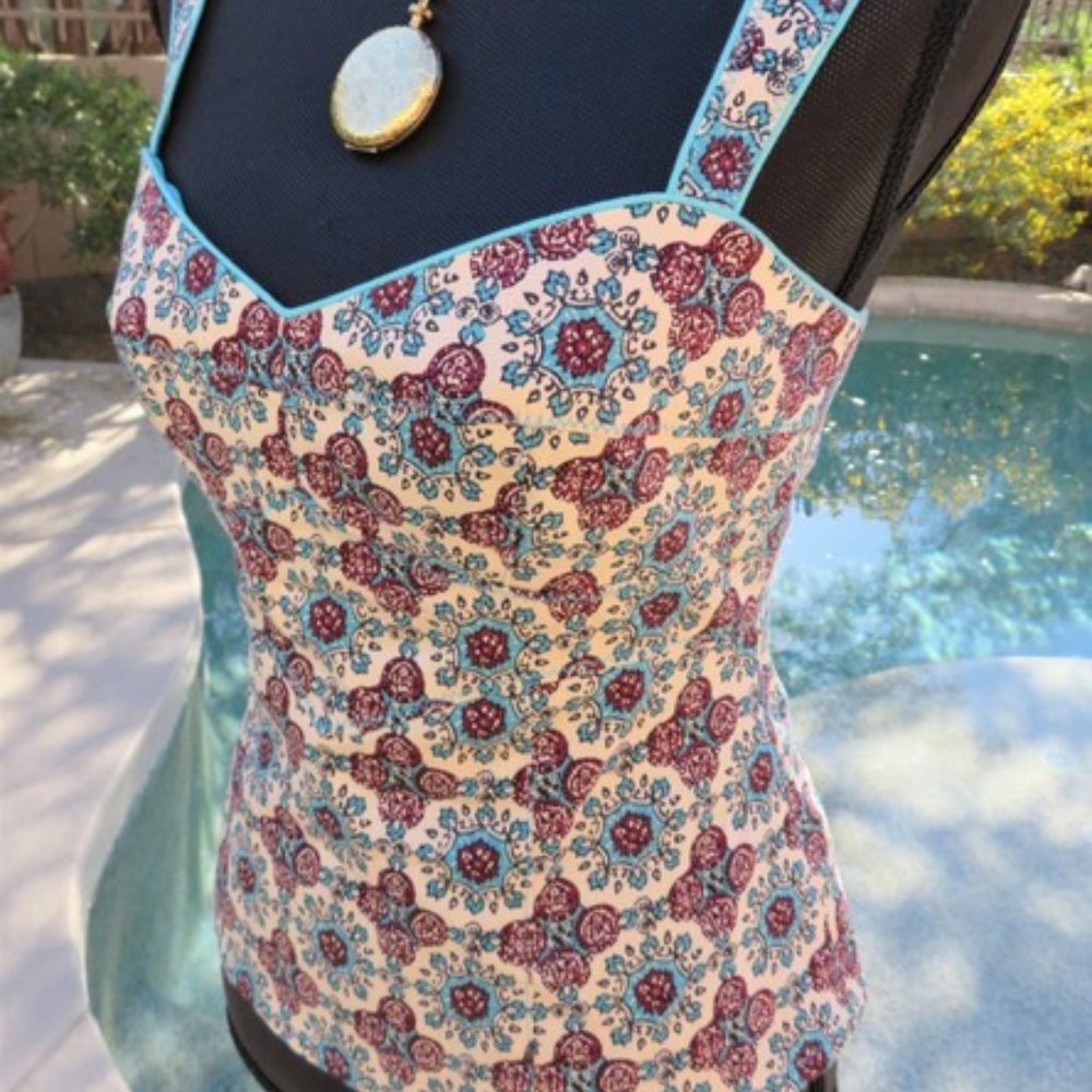 Nanette Lepore Cotton Summer Bustier Top Size 8